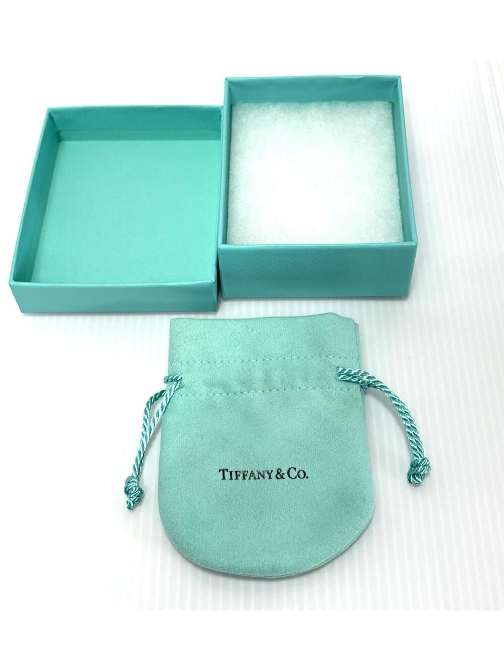 Tiffany & Co Jewelry Box Suede Pouch Luxury Gift Storage Pre-Owned Set -Empty